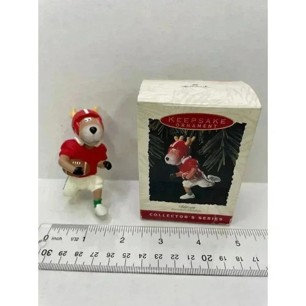 Keepsake Ornament- Blitzen - Dated 1993 - Picture 3 of 8